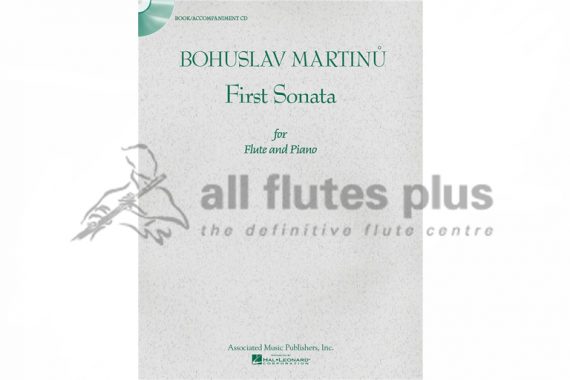 Martinu First Sonata-Flute and Piano with Demo CD-Hal Leonard