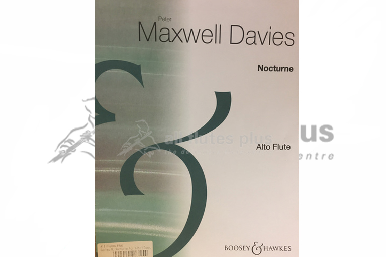 Maxwell Davies Nocturne for Alto Flute