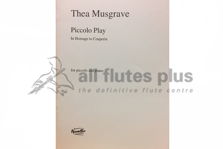 Musgrave Piccolo Play In Homage to Couperin-Piccolo and Piano
