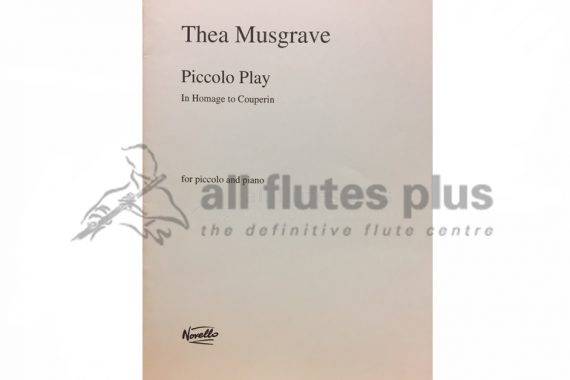 Musgrave Piccolo Play In Homage to Couperin-Piccolo and Piano-Novello