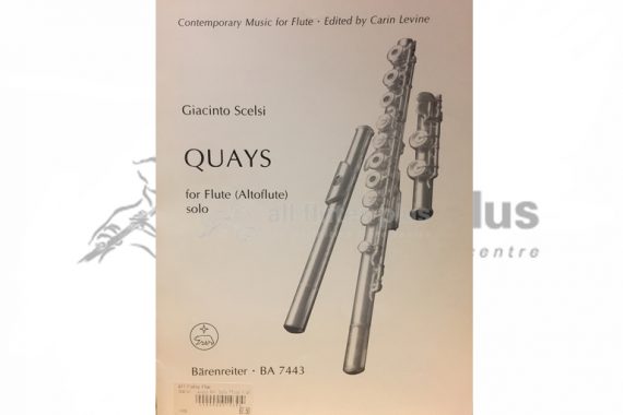 Scelsi Quays-Solo Alto Flute-Barenreiter