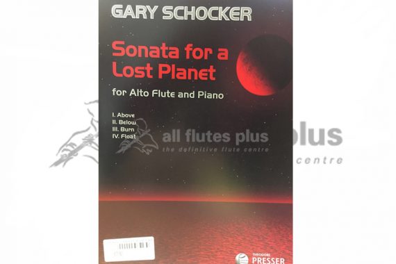 Schocker Sonata for a Lost Planet-Alto Flute and Piano-Theodore Presser