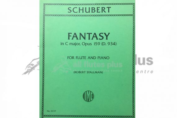 Schubert Fantasy in C Major Opus 159-Flute and Piano-IMC