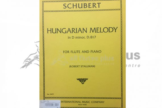 Schubert Hungarian Melody in D Minor D817-Flute and Piano-IMC