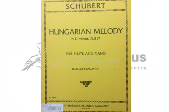 Schubert Hungarian Melody in D Minor D817 for Flute & Piano