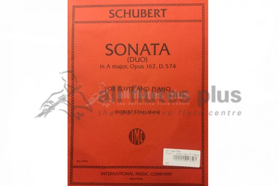 Schubert Sonata in A Major Opus 16-Flute and Piano-IMC