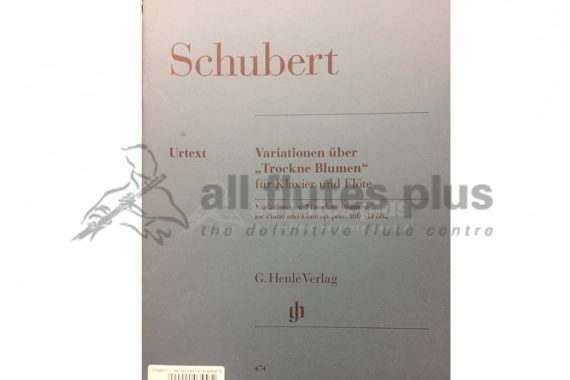 Schubert Variations on Troeckne Blumen-Flute and Piano