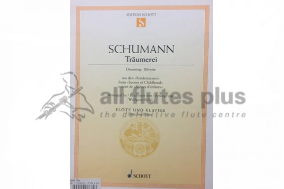 Schumann Traumerei-Flute and Piano-Schott