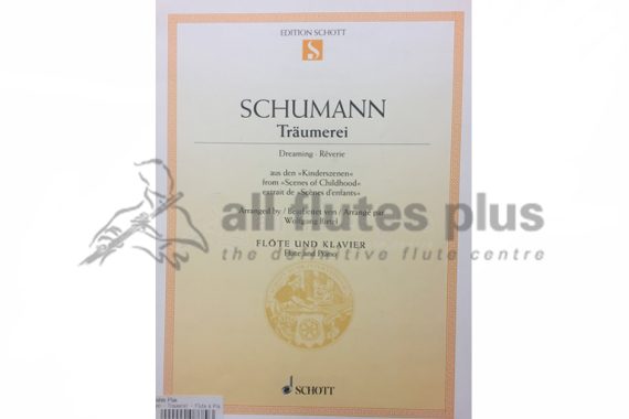 Schumann Traumerei for Flute & Piano-Schott