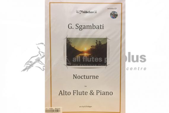 Sgambati Nocturne-Alto Flute and Piano-Trubger Publications
