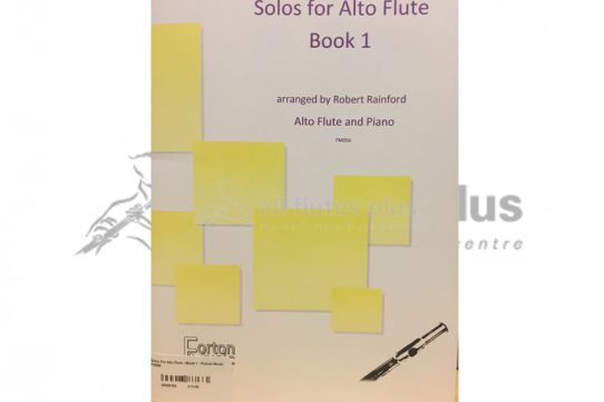 Solos for Alto Flute Book 1-Alto Flute and Piano-Forton Music