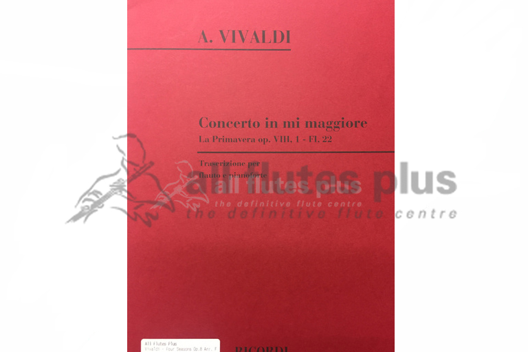 Vivaldi Concerto in E Major La Primavera-Flute and Piano