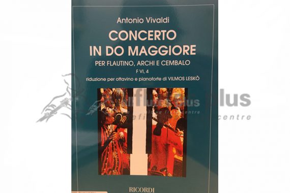 Vivaldi Piccolo Concerto in C Major-Piccolo and Piano-Vilmos Lesko-Ricordi