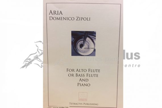 Zipoli Aria-Alto Flute or Bass Flute and Piano-Tetractys Publishing