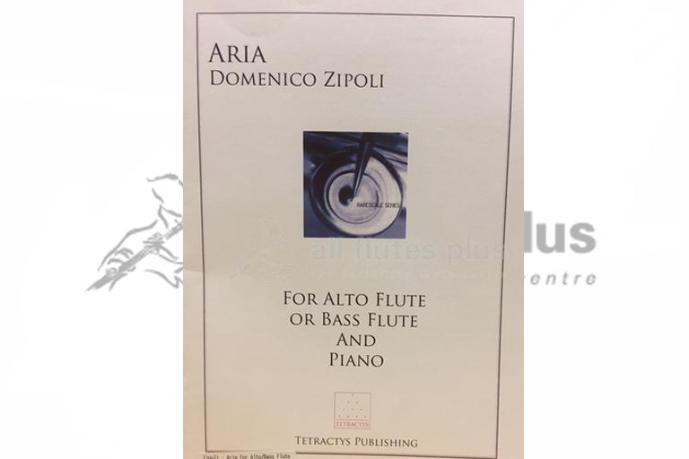 Zipoli Aria for Alto Flute or Bass Flute and Piano