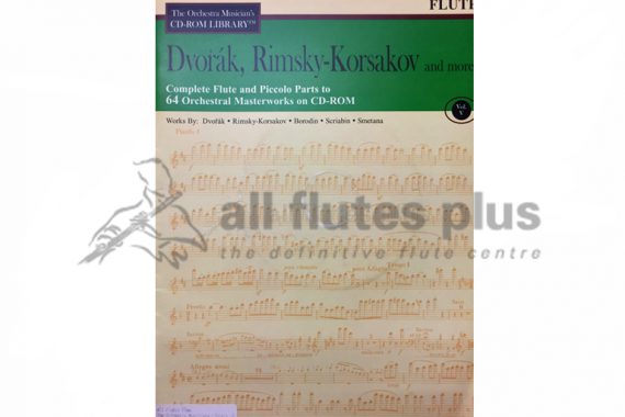 Dvorak, Rimsky Korsakov and more-Complete Flute and Piccolo parts to 64 Orchestral Masterworks-Volume 5