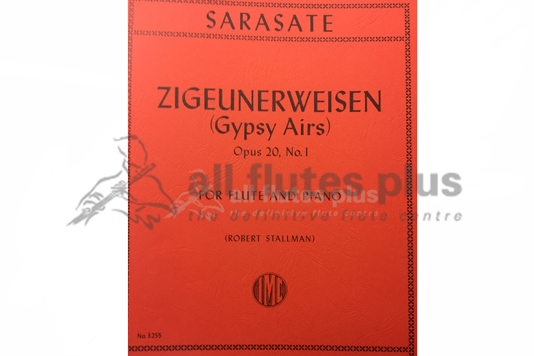 Sarasate Zigeunerweisen Opus 20 No 1 for Flute and Piano