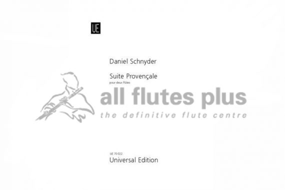Schnyder Suite Provencale-2 flutes-Universal Edition