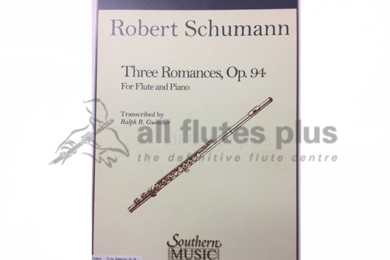 Schumann Three Romances Op 94 for Flute and Piano