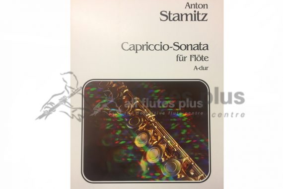 Stamitz Capriccio Sonata in A Major-Solo Flute-Edition Breitkopf