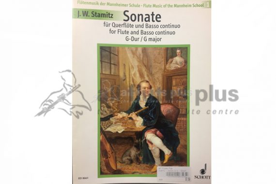 Stamitz Concerto in G Major-Flute and Basso Continuo-Schott
