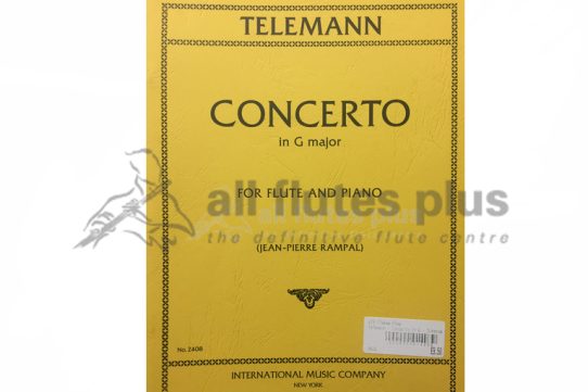 Telemann Concerto in G Major for Flute and Piano-IMC