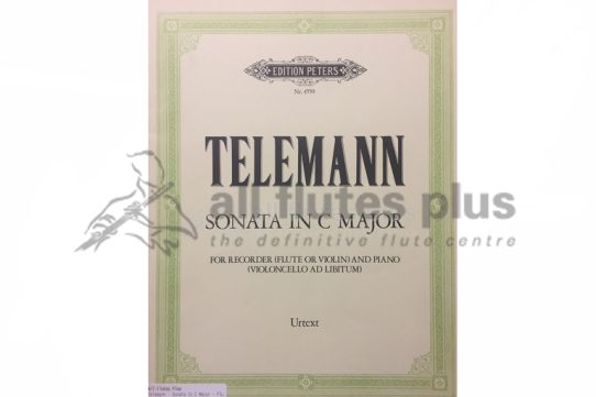 Telemann Sonata in C Major-Flute and Piano