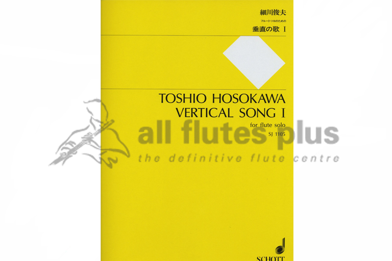 Toshio Hosokawa Vertical Song I for Solo Flute