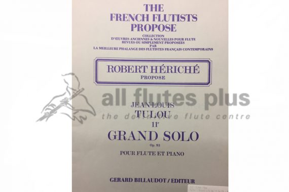 Tulou Grand Solo 11E Op 93-Flute and Piano-Heriche-Billaudot