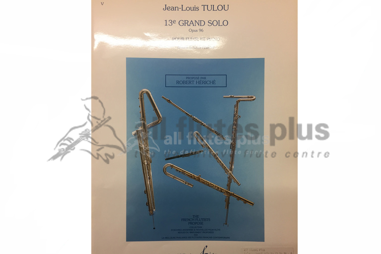 Tulou Grand Solo 13E Op 96-Flute and Piano
