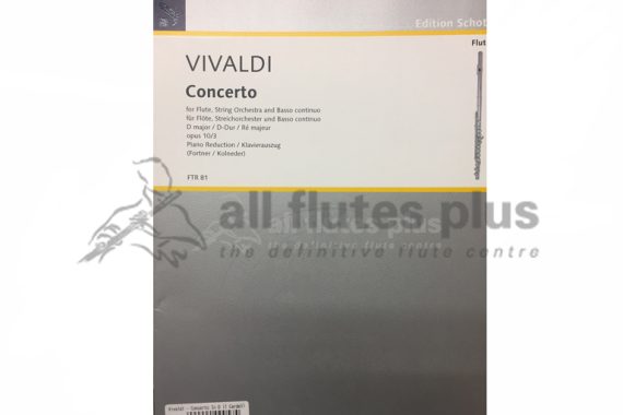 Vivaldi Concerto in No 3 in D Major-Flute and Piano