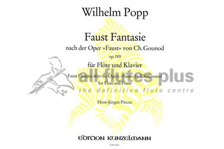 Faust Fantasie from Gounod’s Opera Faust for Flute and Piano