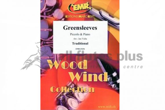 Greensleeves-Piccolo and Piano-Editions Marc Reift