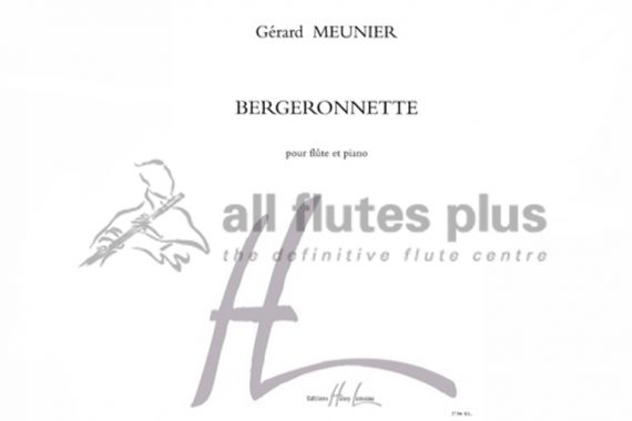 Meunier Bergeronnette-Flute and Piano-Lemoine