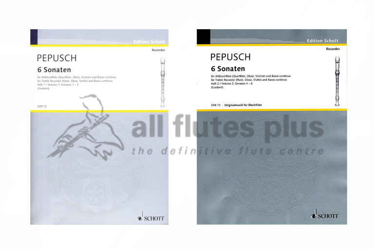 Pepusch 6 Sonatas for Flute and Basso Continuo
