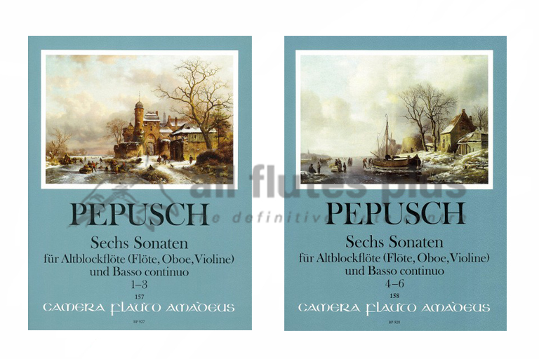 Pepusch Six Sonatas for Flute and Basso Continuo
