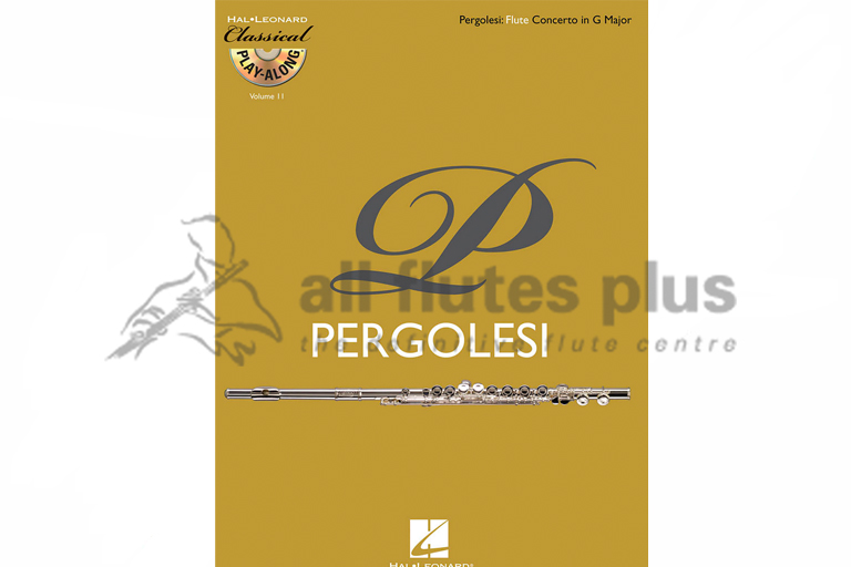 Pergolesi Flute Concerto in G Major CD Playalong