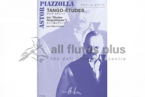 Piazzolla Tango Etudes-Flute and Piano-Lemoine