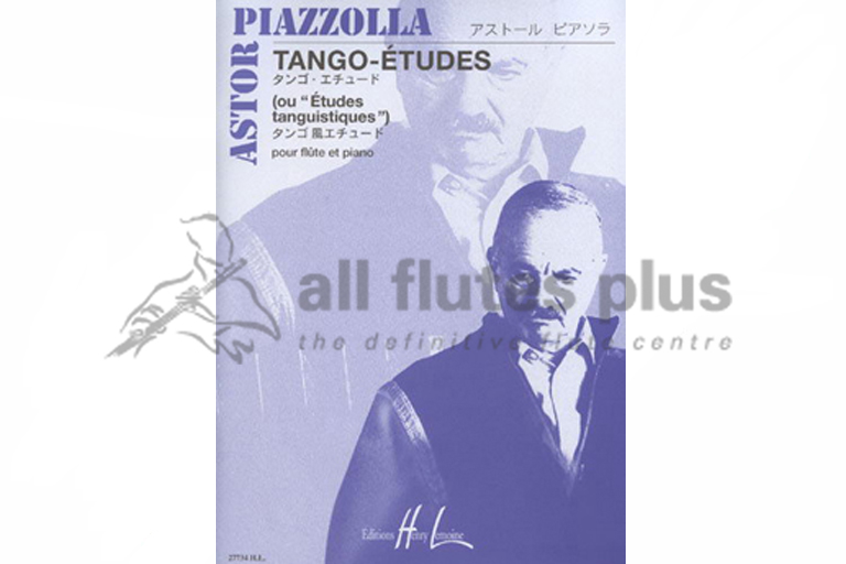 Piazzolla Tango Etudes for Flute and Piano