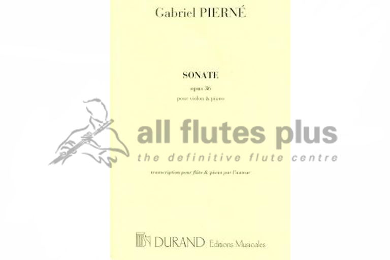 Pierne Sonata Opus 36 for Flute and Piano