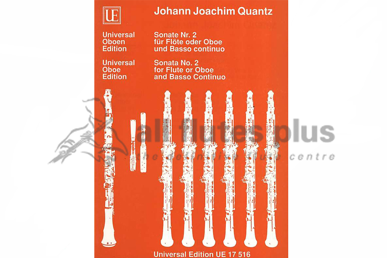 Quantz 6 Sonatas for Flute and Basso Continuo