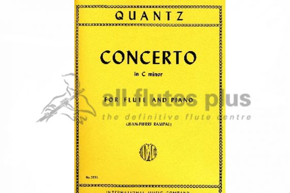 Quantz Concerto in C Minor-Flute and Piano-Rampal Edition-IMC