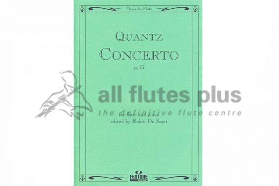 Quantz Concerto in G-Flute and Piano-Robin De Smet-Fentone