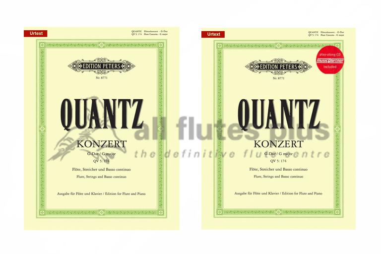 Quantz Concerto in G Major QV5 174-Flute and Piano