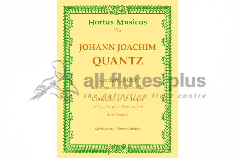 Quantz Flute Concerto in G major QV 5:174-Flute and Piano