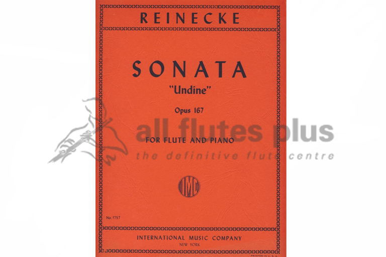 Reinecke Undine Sonata Opus 167 for Flute & Piano