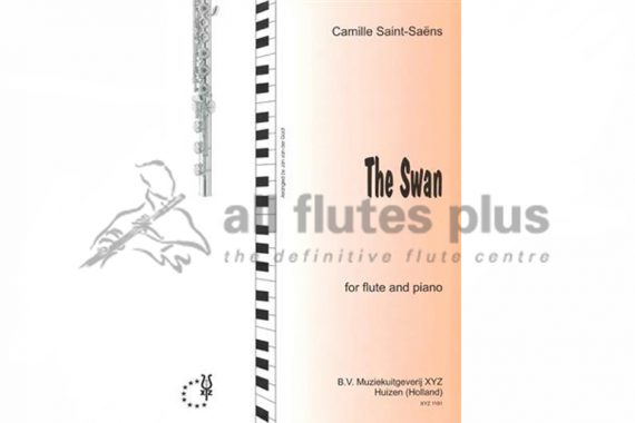 Saint Saens The Swan-Flute and Piano-BV Musziekuitgeverij XYZ