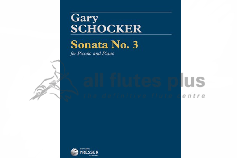 Schocker Sonata No 3 for Piccolo and Piano