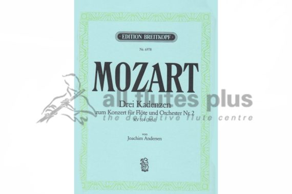 Three Cadenzas for Mozart Concerto No 2 KV314 by Andersen