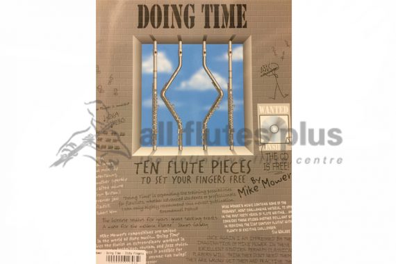 Doing Time by Mike Mower-Flute Book and CD-Itchy Finger Publications